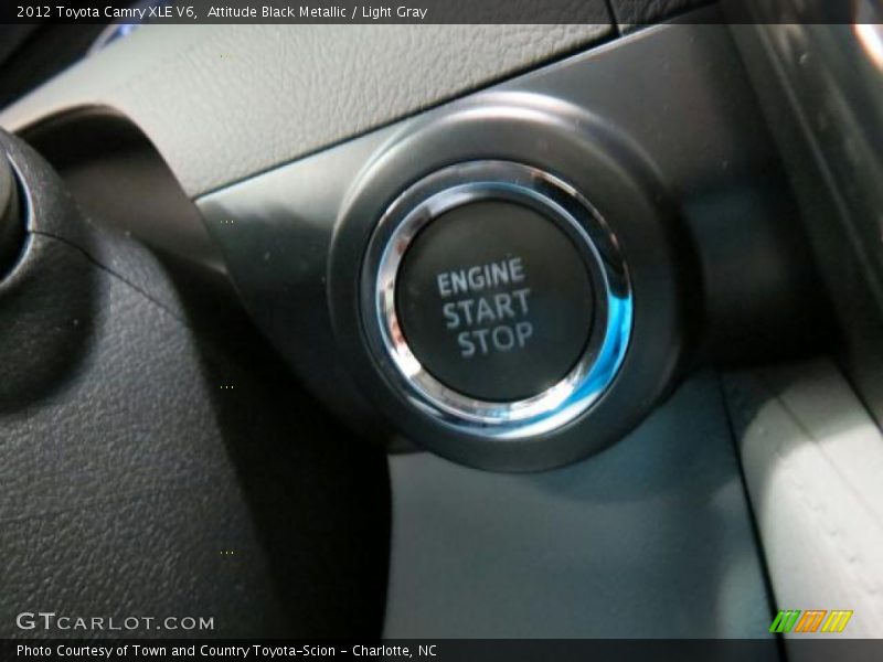 Attitude Black Metallic / Light Gray 2012 Toyota Camry XLE V6