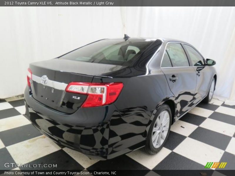 Attitude Black Metallic / Light Gray 2012 Toyota Camry XLE V6
