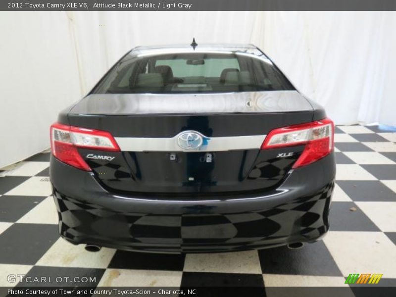 Attitude Black Metallic / Light Gray 2012 Toyota Camry XLE V6