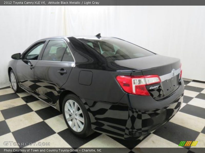 Attitude Black Metallic / Light Gray 2012 Toyota Camry XLE V6