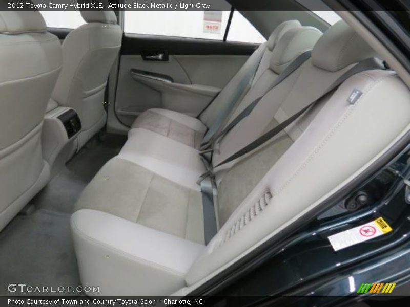 Attitude Black Metallic / Light Gray 2012 Toyota Camry Hybrid XLE