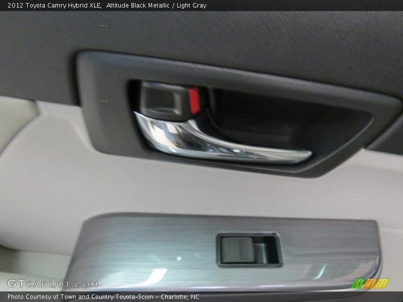 Attitude Black Metallic / Light Gray 2012 Toyota Camry Hybrid XLE