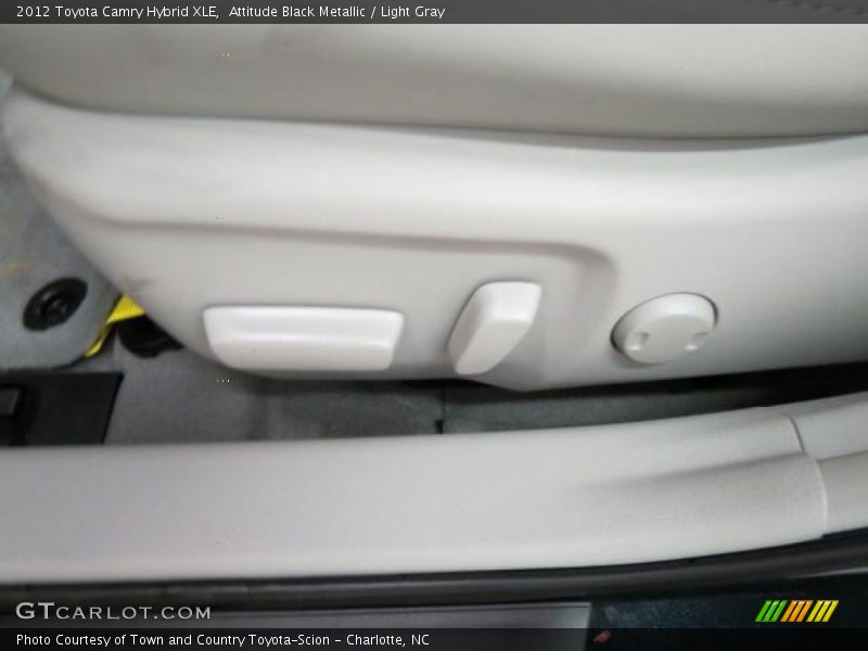 Attitude Black Metallic / Light Gray 2012 Toyota Camry Hybrid XLE