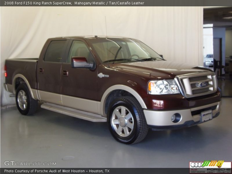 Mahogany Metallic / Tan/Castaño Leather 2008 Ford F150 King Ranch SuperCrew