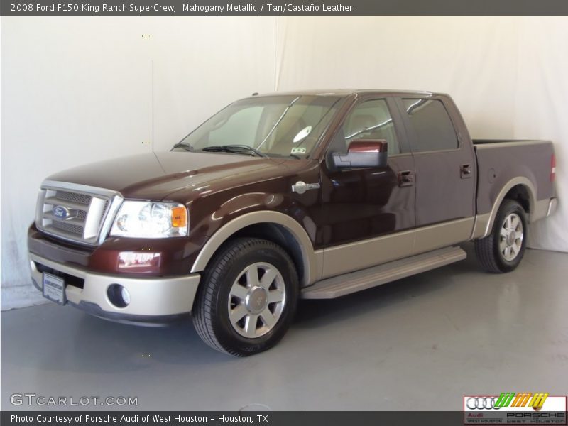 Mahogany Metallic / Tan/Castaño Leather 2008 Ford F150 King Ranch SuperCrew