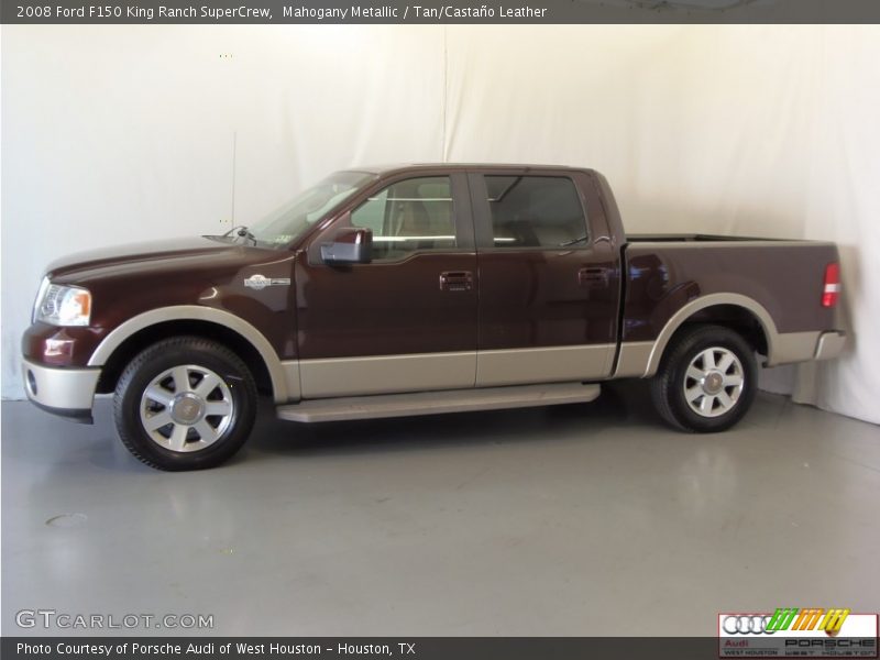 Mahogany Metallic / Tan/Castaño Leather 2008 Ford F150 King Ranch SuperCrew