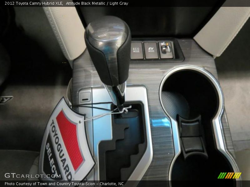 Attitude Black Metallic / Light Gray 2012 Toyota Camry Hybrid XLE