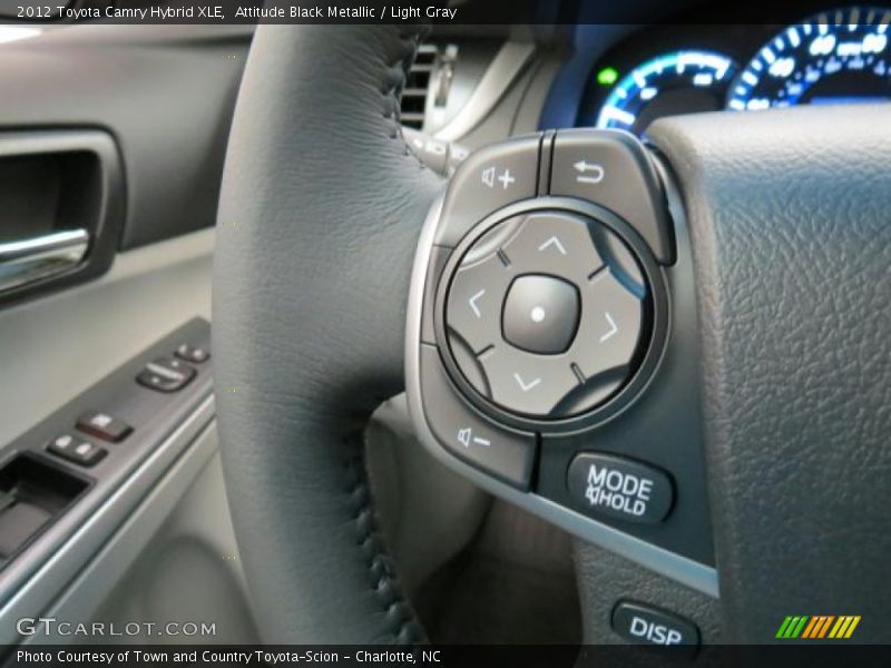 Attitude Black Metallic / Light Gray 2012 Toyota Camry Hybrid XLE