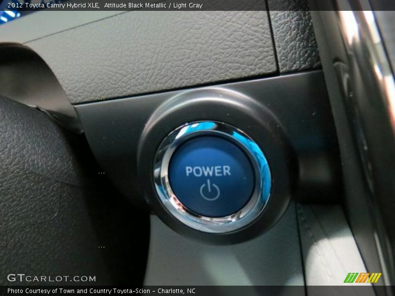 Attitude Black Metallic / Light Gray 2012 Toyota Camry Hybrid XLE