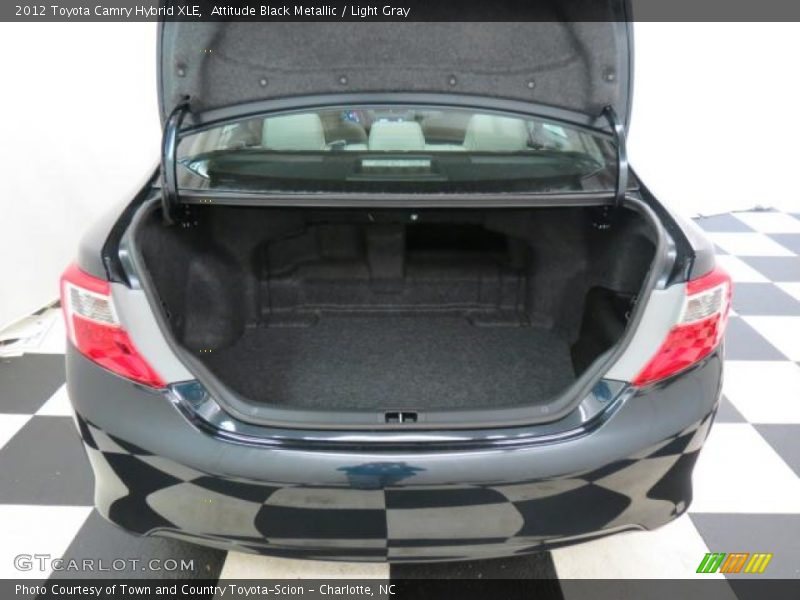 Attitude Black Metallic / Light Gray 2012 Toyota Camry Hybrid XLE