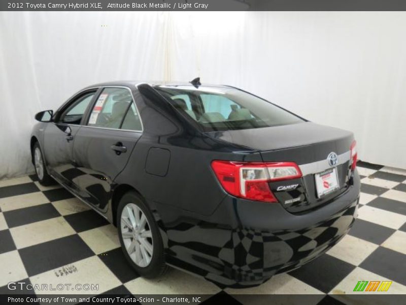 Attitude Black Metallic / Light Gray 2012 Toyota Camry Hybrid XLE