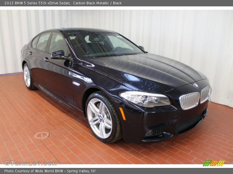 Carbon Black Metallic / Black 2013 BMW 5 Series 550i xDrive Sedan