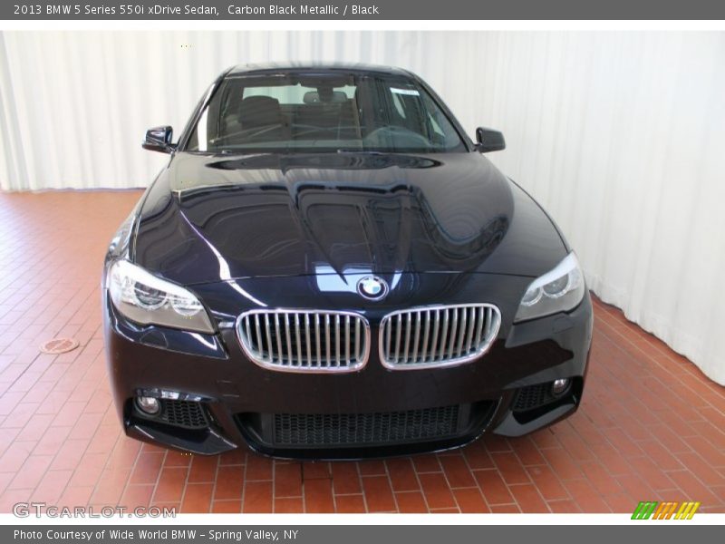 Carbon Black Metallic / Black 2013 BMW 5 Series 550i xDrive Sedan