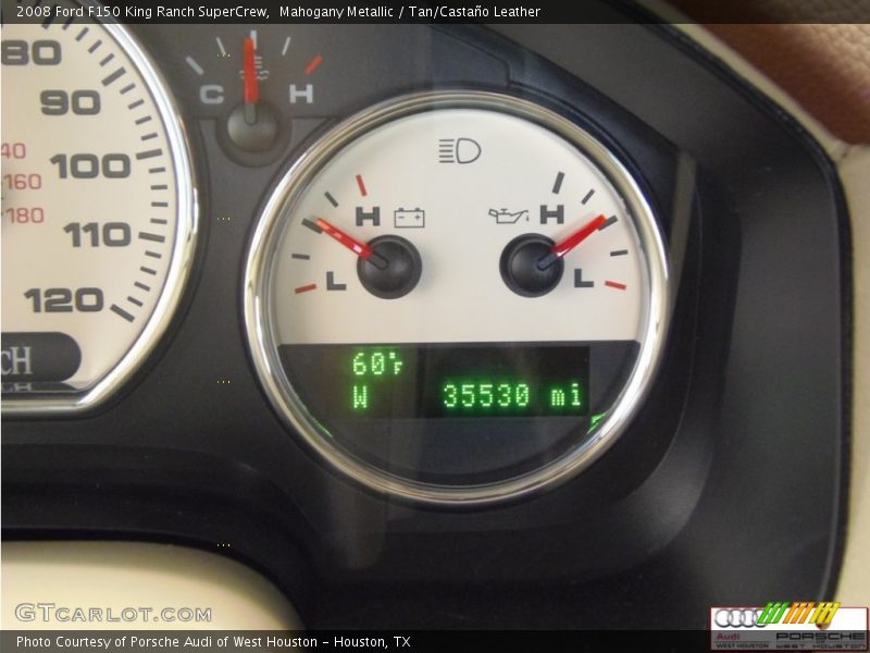 Mahogany Metallic / Tan/Castaño Leather 2008 Ford F150 King Ranch SuperCrew