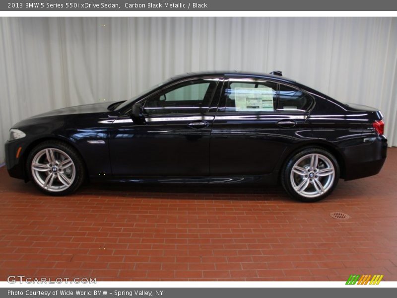 Carbon Black Metallic / Black 2013 BMW 5 Series 550i xDrive Sedan