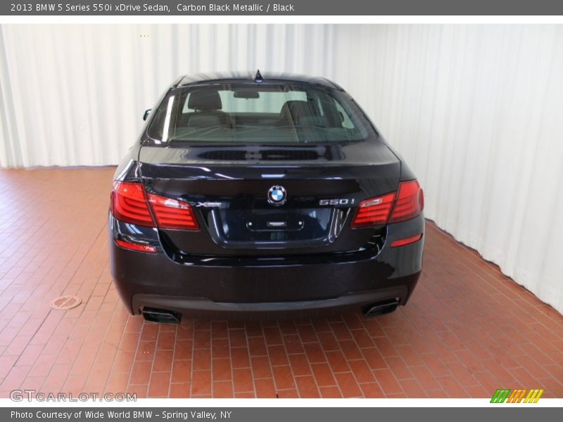 Carbon Black Metallic / Black 2013 BMW 5 Series 550i xDrive Sedan