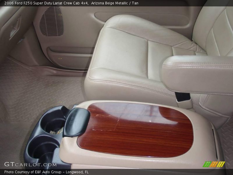 Arizona Beige Metallic / Tan 2006 Ford F250 Super Duty Lariat Crew Cab 4x4