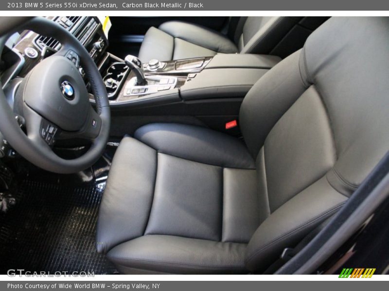 Carbon Black Metallic / Black 2013 BMW 5 Series 550i xDrive Sedan