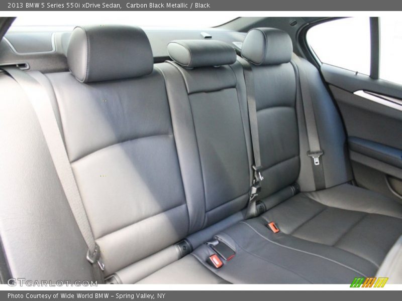 Carbon Black Metallic / Black 2013 BMW 5 Series 550i xDrive Sedan