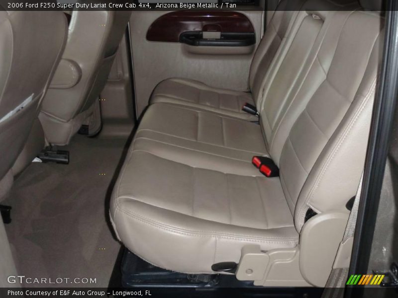 Arizona Beige Metallic / Tan 2006 Ford F250 Super Duty Lariat Crew Cab 4x4