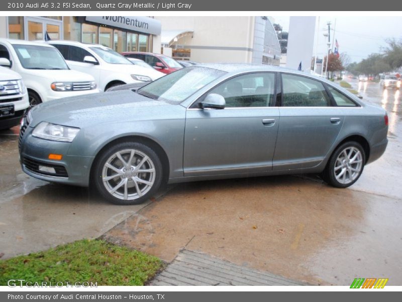Quartz Gray Metallic / Light Gray 2010 Audi A6 3.2 FSI Sedan