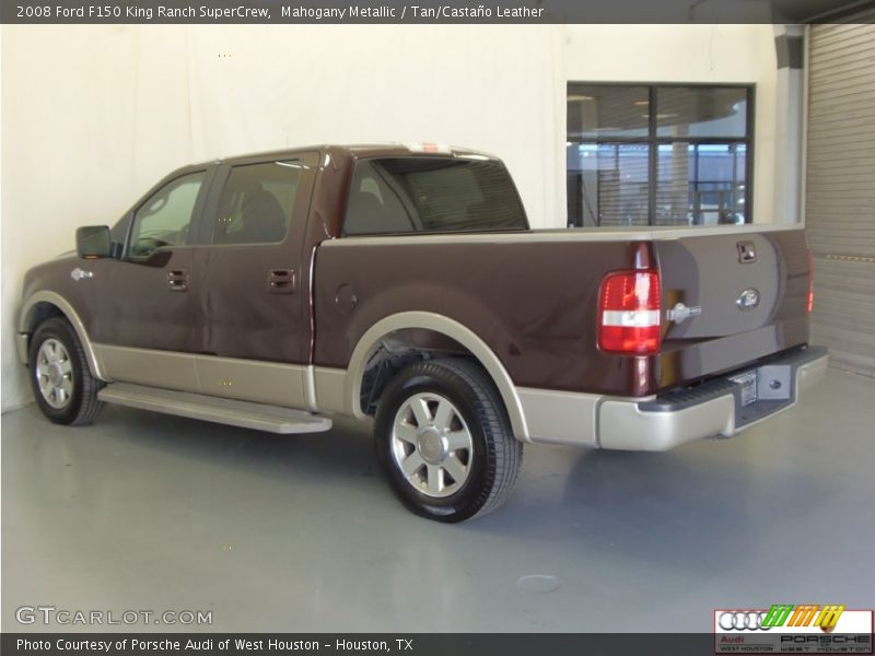 Mahogany Metallic / Tan/Castaño Leather 2008 Ford F150 King Ranch SuperCrew