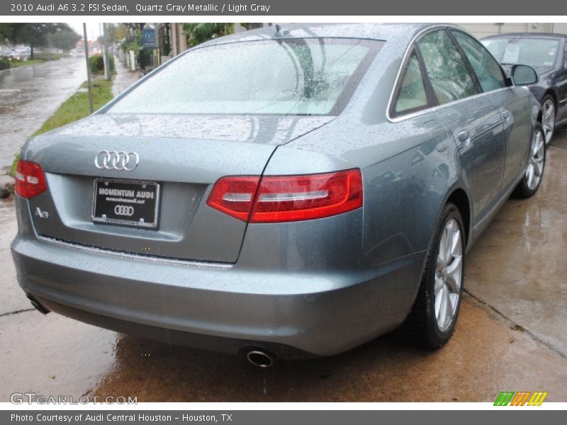 Quartz Gray Metallic / Light Gray 2010 Audi A6 3.2 FSI Sedan