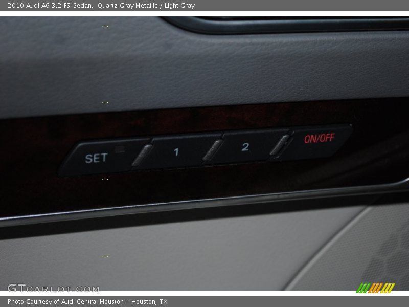 Quartz Gray Metallic / Light Gray 2010 Audi A6 3.2 FSI Sedan