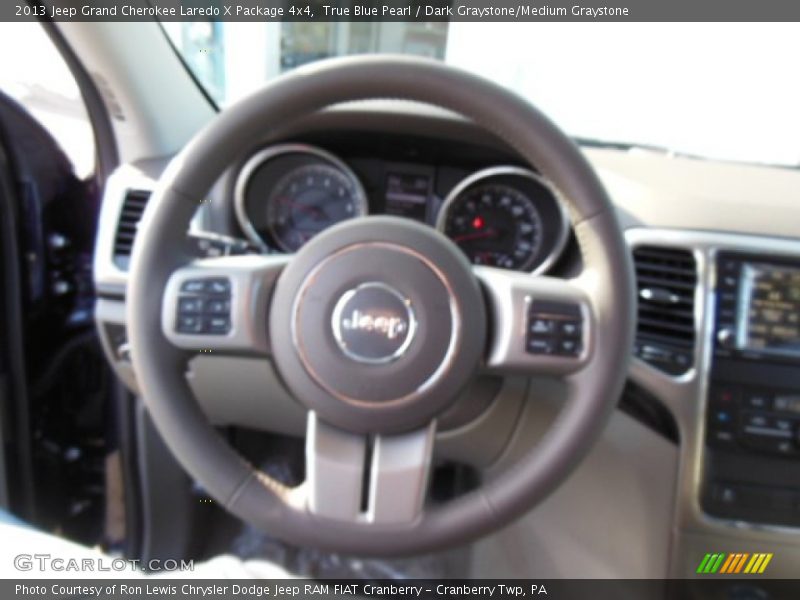 True Blue Pearl / Dark Graystone/Medium Graystone 2013 Jeep Grand Cherokee Laredo X Package 4x4