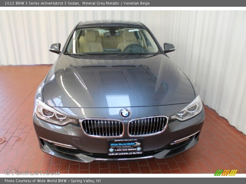 Mineral Grey Metallic / Venetian Beige 2013 BMW 3 Series ActiveHybrid 3 Sedan