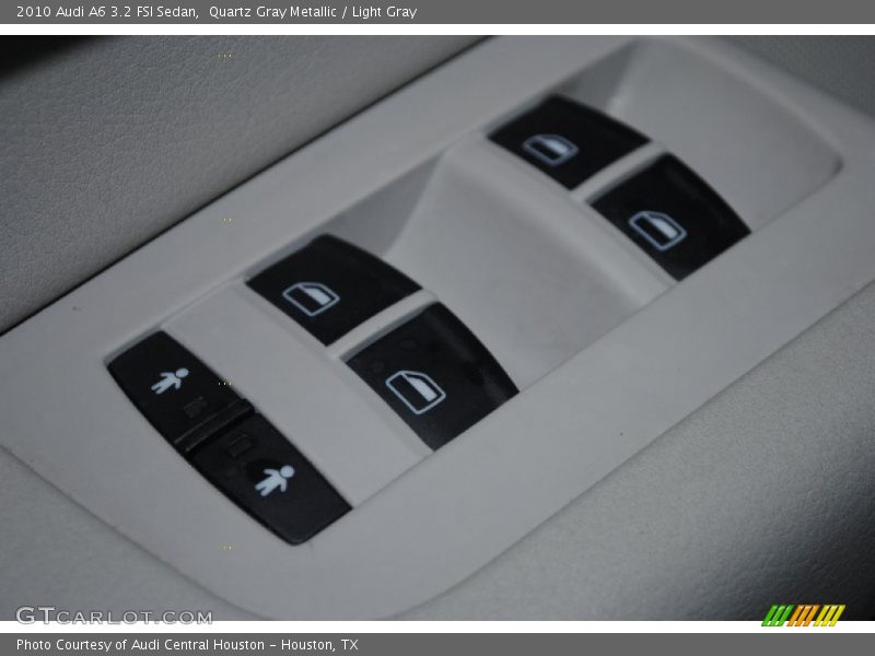 Quartz Gray Metallic / Light Gray 2010 Audi A6 3.2 FSI Sedan