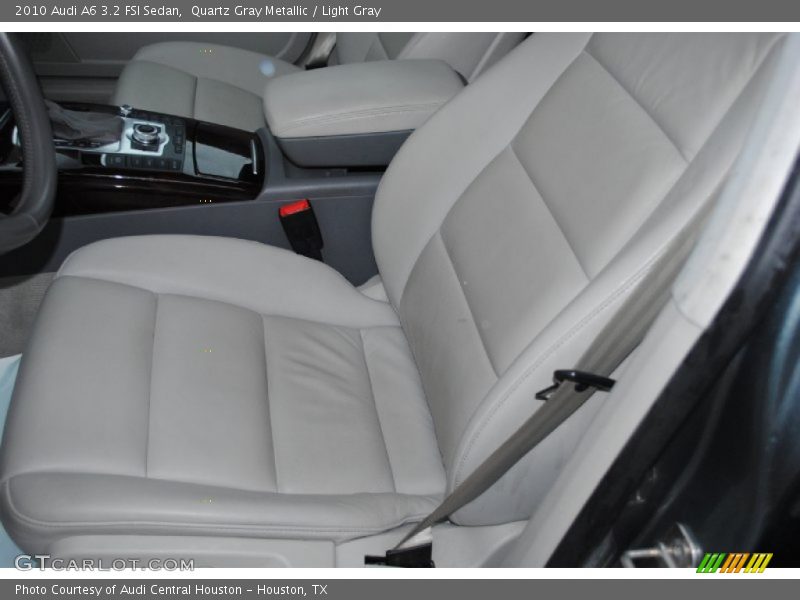 Quartz Gray Metallic / Light Gray 2010 Audi A6 3.2 FSI Sedan