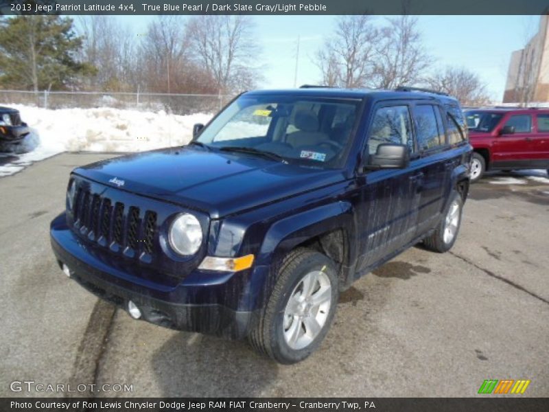 True Blue Pearl / Dark Slate Gray/Light Pebble 2013 Jeep Patriot Latitude 4x4