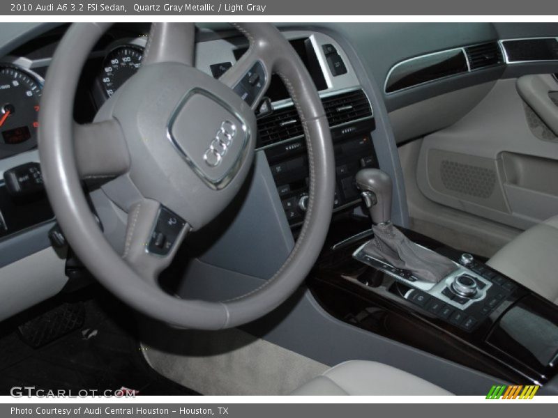 Quartz Gray Metallic / Light Gray 2010 Audi A6 3.2 FSI Sedan