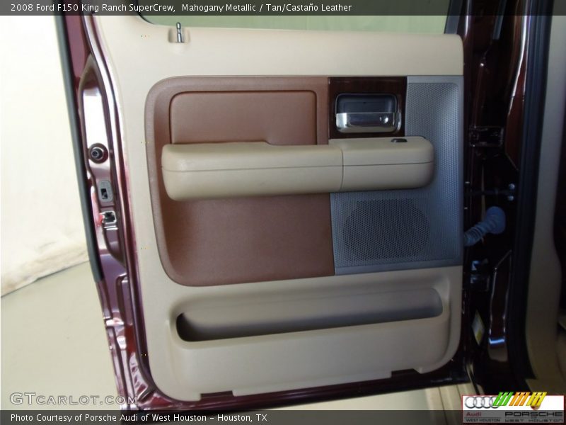 Mahogany Metallic / Tan/Castaño Leather 2008 Ford F150 King Ranch SuperCrew