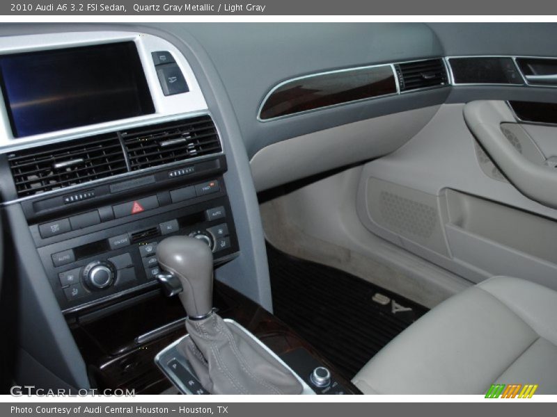Quartz Gray Metallic / Light Gray 2010 Audi A6 3.2 FSI Sedan