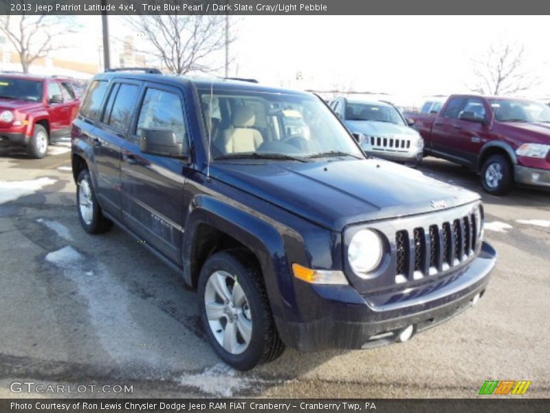True Blue Pearl / Dark Slate Gray/Light Pebble 2013 Jeep Patriot Latitude 4x4