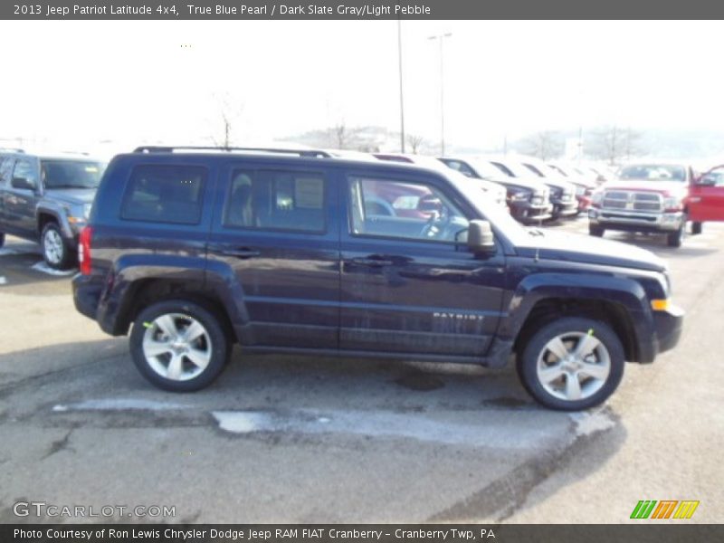 True Blue Pearl / Dark Slate Gray/Light Pebble 2013 Jeep Patriot Latitude 4x4