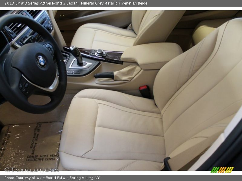 Mineral Grey Metallic / Venetian Beige 2013 BMW 3 Series ActiveHybrid 3 Sedan