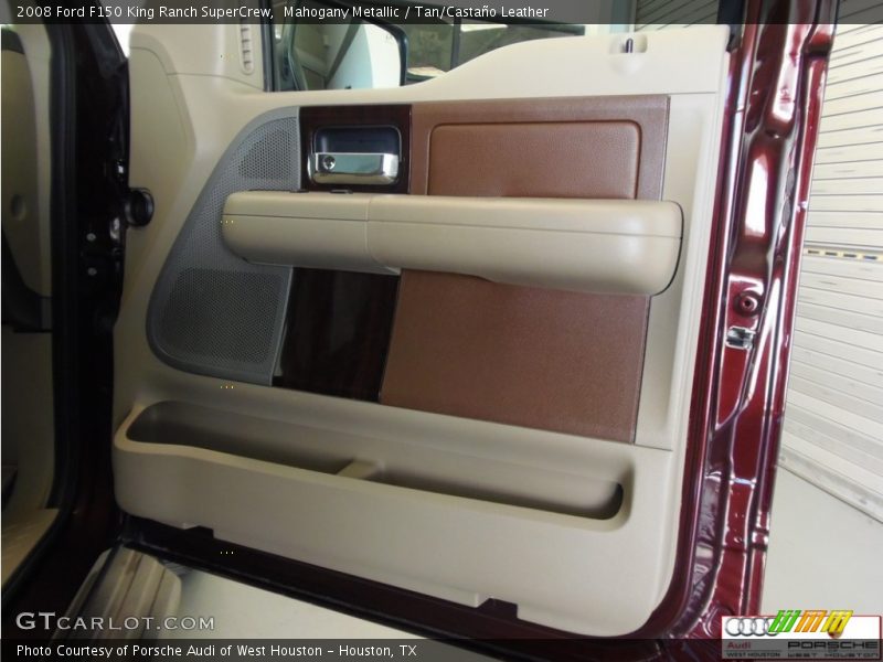 Mahogany Metallic / Tan/Castaño Leather 2008 Ford F150 King Ranch SuperCrew