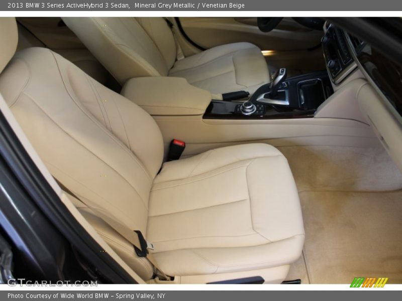 Mineral Grey Metallic / Venetian Beige 2013 BMW 3 Series ActiveHybrid 3 Sedan