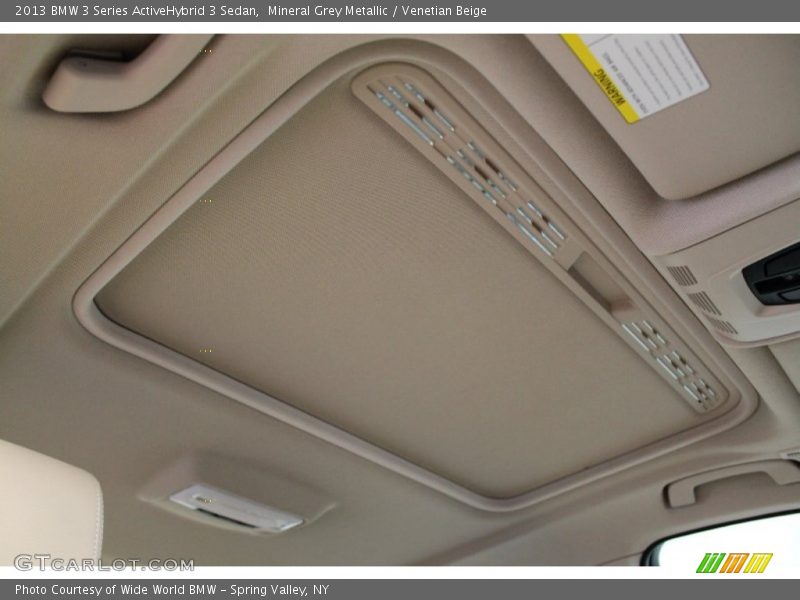 Mineral Grey Metallic / Venetian Beige 2013 BMW 3 Series ActiveHybrid 3 Sedan