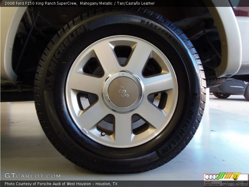 Mahogany Metallic / Tan/Castaño Leather 2008 Ford F150 King Ranch SuperCrew