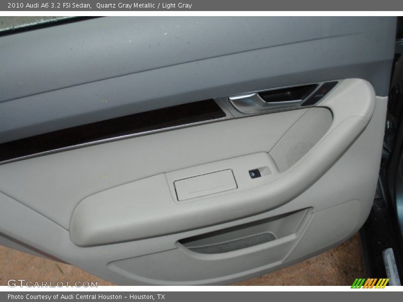 Quartz Gray Metallic / Light Gray 2010 Audi A6 3.2 FSI Sedan