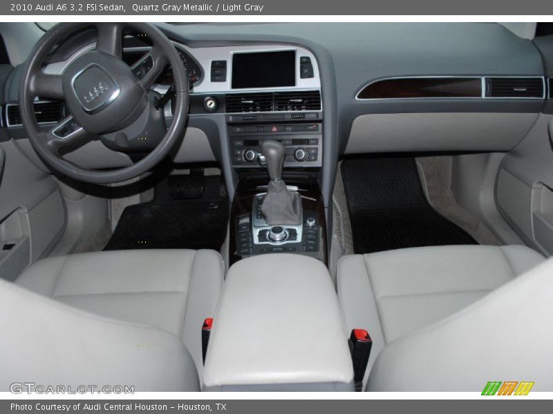 Quartz Gray Metallic / Light Gray 2010 Audi A6 3.2 FSI Sedan