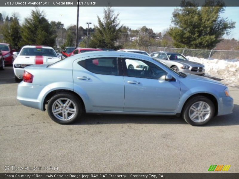 Crystal Blue Pearl / Black 2013 Dodge Avenger SXT