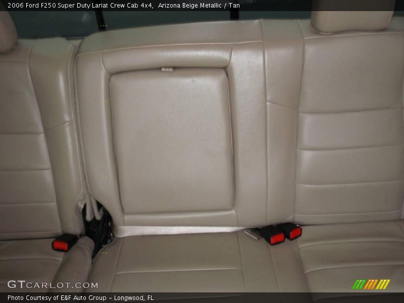 Arizona Beige Metallic / Tan 2006 Ford F250 Super Duty Lariat Crew Cab 4x4