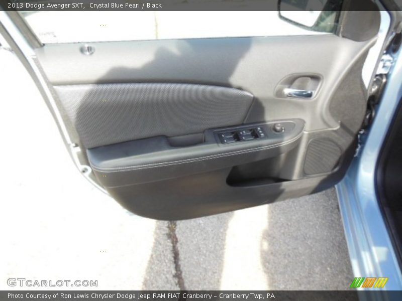 Crystal Blue Pearl / Black 2013 Dodge Avenger SXT