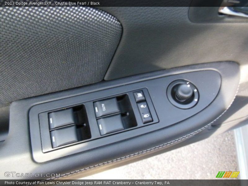 Crystal Blue Pearl / Black 2013 Dodge Avenger SXT