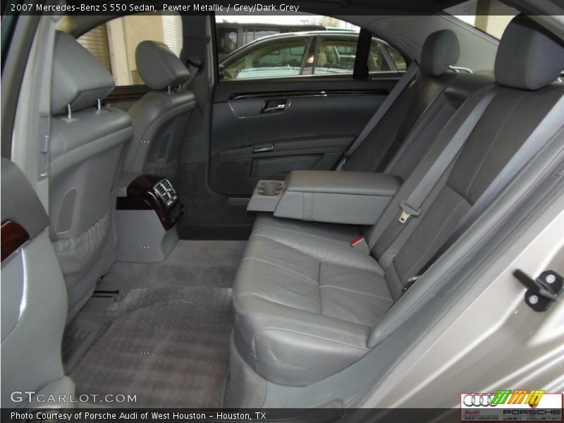 Pewter Metallic / Grey/Dark Grey 2007 Mercedes-Benz S 550 Sedan